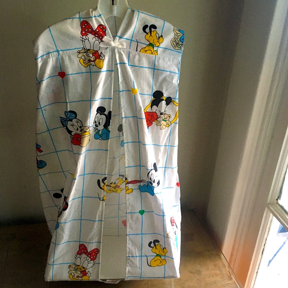 Disney Babies 1980s Hanging Diaper Holder by Dundee Micky Mouse Pluto Minnie